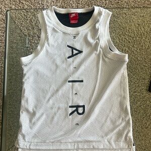 NIKE air tank top muscle shirt size L youth in white